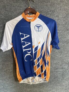 Blackbottoms AAPC Cycling Jersey Mens XL Multi Full Zip Short Sleeve Pockets